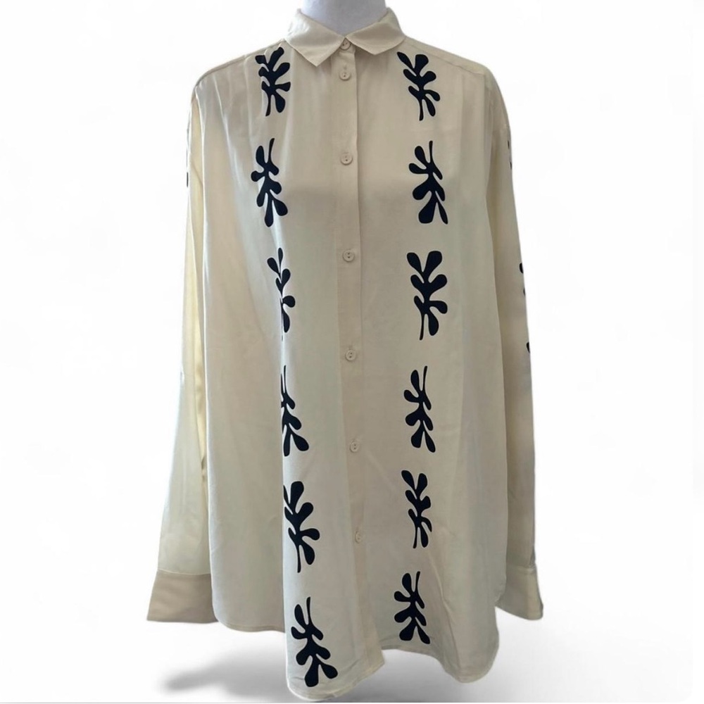 Fig Leaf Silk Shirt - Picture 5 of 12